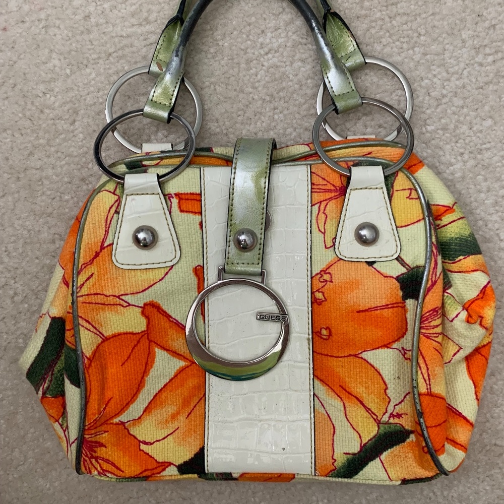 Guess Floral handbag
